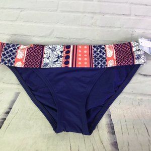 Captiva Multi Print Bikini Swim Bottoms Size S